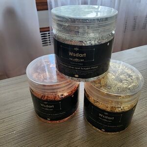 Foils for Nails, Art, Craft Silver Gold Rosegold